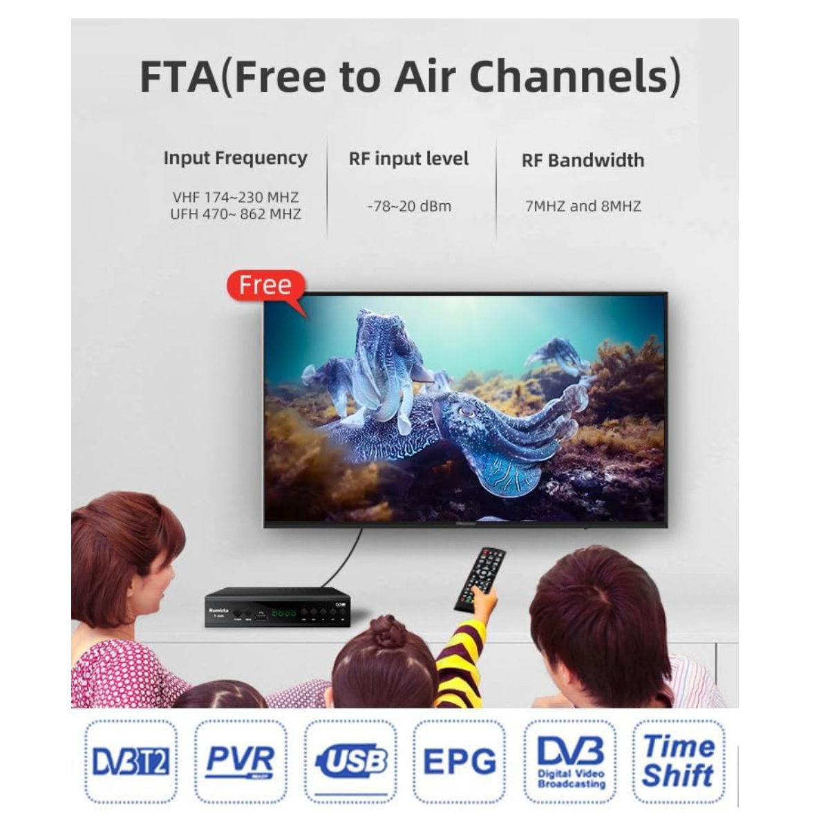 Miniatura 4 de TDT Decodificador Digital Terrestre tv